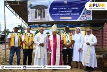 Peletakan Batu Pertama Gedung Keuskupan Merauke oleh Kementerian PUPR