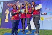 Atlet Panahan Putri Brigif 2 Marinir Ukir Prestasi Terbaik Pada Lomba Panahan Piala Bergilir Presiden