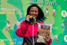 Putri Prajurit Yontafib 2 Marinir Raih Medali Emas Cabor Selam Prof Jatim