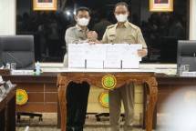 Mentan SYL bersama Gubernur DKI Jakarta Anies Rasyid Baswedan 