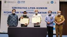 Penandatanganan MoU LPDB-KUMKM dengan Kejati Kaltim
