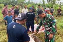 Satgas Marinir Ambalat XXVIII Nunukan Ikuti Sholat Idul Adha 1443H
