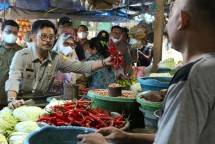 Mentan SYL di Pasar Tradisional 