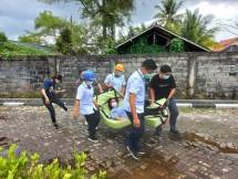 Lakukan Simulasi Tanggap Darurat, Siloam Hospitals Palangkaraya Padamkan Api