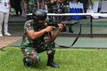 Danbrigif 1 Marinir Ikuti Uji Coba Helm Anti Peluru Level III
