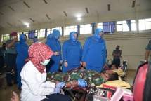 Jalasenastri Korps Marinir Gelar Donor Darah