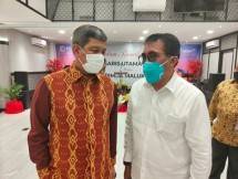 Doni monardo bersama Sultan Tidore di Ternate