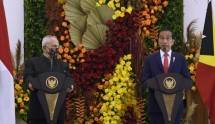 Presiden Jokowi dan Presiden Jos&eacute; Ramos-Horta di Istana Bogor