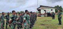 Danrem 174 Merauke Beri Pembekalan Khusus kepada Babinsa yanga Bertugas di Koramil Perbatasan RI-PNG