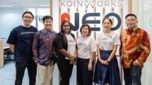 Peresmian kantor baru KoinWorks 