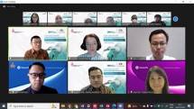 Diskusi terkait tahapan klaim asuransi kendaraan listrik dalam Indonesia Re MV Underwriting Sharing Session 2022