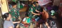 Prajurit Satgas Pamtas Yonif 645 Gty Gelar Pengobatan Keliling