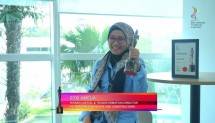 Human Capital & Transformation Director TRIPATRA, Rizki Amelia saat menerima penghargaan Best Companies to Work for in Asia 2022