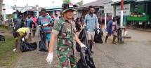 Satgas TMMD Reg Ke-114 Ajak Masyarakat Bersihkan Kampung