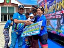 Serda Angela Patrisia Vanya Peroleh Medali di Khatulistiwa Triathlon