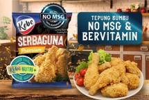 Tepung Kobe Serbaguna Premium bervitamin dan tanpa MSG merupakan produk unggulan terkini yang diproduksi dan dipasarkan PT Kobe Boga Utama. (Foto: Humas Kobe Boga Utama)