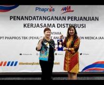 Penandatanganan Kerjasama Distribusi PT Phapros Tbk dengan Anugrah Argon Medica