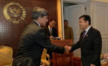 Ketua DPR Setya Novanto dan Dubes AS Brian McFeeters
