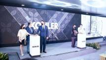 Plt. Dirjen IKFT Kemenperin Ignatius Warsito saat meresmikan pabrik baru PT Kohler Manufacturing Indonesia di Cikarang, Jawa Barat