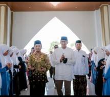Menparekraf Sandiaga Uno saat mengunjungi Ponpes Hidayatussalikin di Pangkalpinang Bangka Belitung 