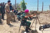 Wadan Kormar Brigjen TNI (Mar) Endi Supardi Tinjau Latgab Military to Military Connection