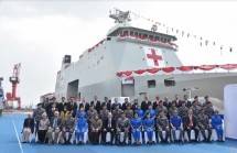 Pangkoarmada II Hadiri Ship Naming dan Launching Kapal BRS Multi Years Buatan Anak Negeri