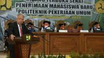 Pelantikan Mahasiswa Baru Politeknik Pekerjaan Umum Tahun Akademik 2022/2023, Ini Pesan Menteri Basuki
