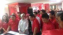  Peresmian GraPARI BSD oleh Dirut PT Telkom Alex J Sinaga (kanan sebelah) bersama Walikota Tanggerang Airin Rachmi Diany (Foto Anto)