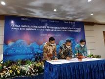 PT Bank Tabungan Negara (Persero) Tbk. terus melakukan inovasi layanan digitalnya dalam rangka meningkatkan keamanan dan kenyamanan nasabah dalam bertransaksi. Sejalan dengan hal tersebut, perseroan menggandeng Google Cloud Indonesia melalui partner lokalnya, PT Multipolar Technology Tbk. (Multipolar Technology) untuk penerapan Teknologi Komputasi Cloud.