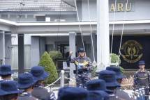 Dankormar Beserta Jajaran Ikuti Apel Komandan Satuan TNI AL