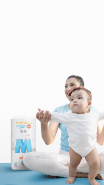 Dukung Kemampuan Berjalan Si Kecil Dengan Desain Popok yang Tipis Dari MAKUKU Air Diapers Slim