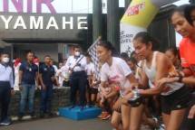 Wadan Kormar Brigjen TNI (Mar) Endi Supardi Melepas Para Pelari Repezen Color Run 2022