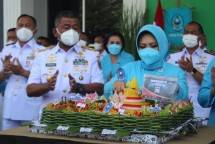 Danyonmarhanlan III Didampingi Ketua Ranting E Cabang I Korcab Pasmar 1 Menghadiri Acara Peringatan HUT Jalasenastri ke 76.