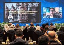 Menparekraf Sandiaga Uno dalam sambutannya di acara kick Off "Certification of Tourism Human Resources" secara daring, Jumat (2/9/2022).