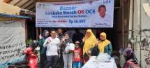 OK OCE Bantu Masyarakat Bazaar Sembako Murah