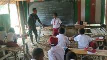 Satgas Yonif 126 KC Berikan Wawasan Kebangsaan