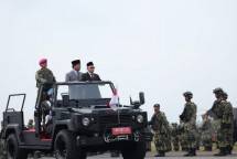 Menhan Prabowo Subianto dan Wapres Amin