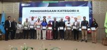 Rektor ITL Trisakti Tjuk Sukardiman saat memberikan sambutan 