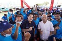 Menteri BUMKN Erick Thohir dan Menteri Koperasi dan UKM Teten Masduki