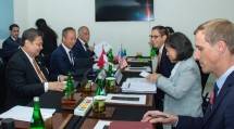 Menteri Koordinator Bidang Perekonomian Airlangga Hartarto bersama Menteri Perindustrian Agus Gumiwang Kartasasmita dengan U.S Trade Representative, Ambassador Katherine Tai