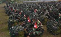 Danrem 174 ATW Merauke Buka Latihan UST Kompi Yonif 757 Ghupta Vira Tan 2022