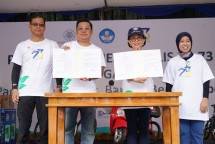 Kepala Badan Pangan Nasional/National Food Agency (NFA) Arief Prasetyo Adi, saat peluncuran Gerakan Konsumsi Pangan B2SA Goes to Campus, Jumat, (23/09/2022), di Universitas Gadjah Mada (UGM), Yogyakarta.