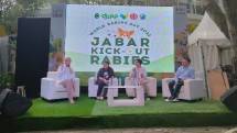 Kegiatan Talkshow, Show and Care serta pelayanan Vaksin Rabies gratis dan konsultasi kesehatan.
