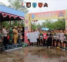 Yonif Raider 600 Modang 10K Asmat Papua Laksanakan Lomba Lari