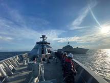  KRI REM dan USS Charleston Laksanakan PASEX di Perairan Selat Lombok