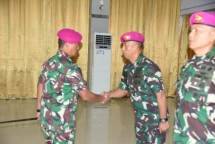 Dankormar Pimpin Upacara Kenaikan Pangkat Perwira, Bintara Tamtama dan PNS Korps Marinir