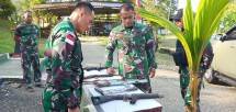 Amankan Senjata Api Rakitan, Satgas Yonif 126 KC Berhasil Melaksanakan Binter Di Perbatasan Papua