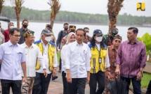 Menteri Basuki dampingi presiden Jokowi tinjau persiapan infrastruktur jelang KTT G20 di Bali. Kamis (6/10)