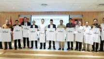 Perwakilan Pengurus Forjukafi dan tamu undangan saat Raker di Perpusnas 