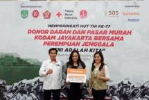 Dukung Aksi Sosial Komunitas Perempuan Jenggala, Bumame Berikan 2,5 Ton Beras dan 500 Paket Vitamin Bagi Masyarakat